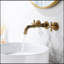 Robinet de lavabo de salle de bain mural-119318259