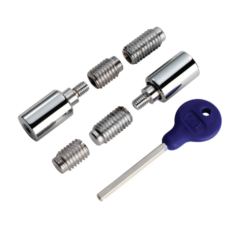 Sash Window Stop, Polished Chrome