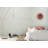Ledge Stone 24" Vinyl Wall Paneling in White