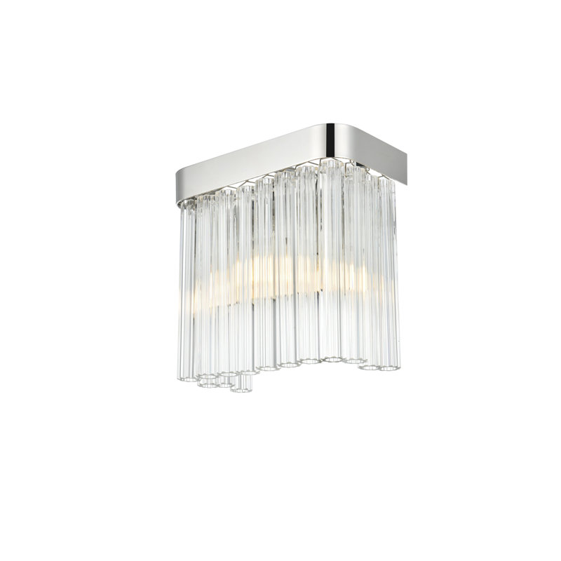 Lu 9 inch Wall Sconce , Chrome