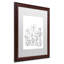« simple fleur doodle », impression sur toile encadrée-19607714-19607715-70789171