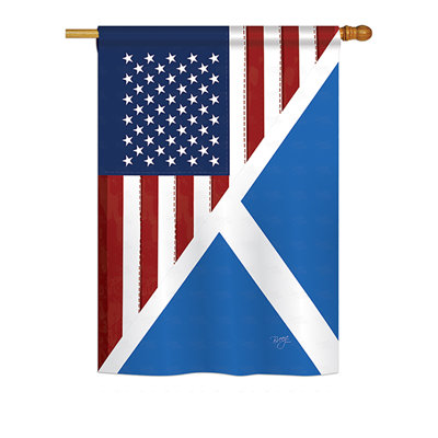Drapeau de maison / jardin en polyester à 2 côtés American Ecosse