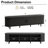 70" Mid Century Modern TV Stand With Storage & Shelves To Fit Up To 75" Tvs, Wood Media Console Tambour Door Entertainment Center Midnight Black-246398505-246398501