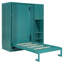 Lit escamotable mural simple avec bibliothèque, armoire supérieure, bureau extensible et rangement latéral-1021979097