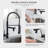 AWZTOO Pull Down Kitchen Faucet