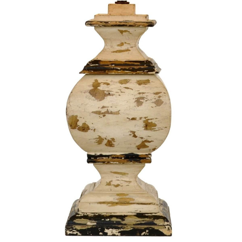 Serena Table Lamp, Cream/Natural, Black