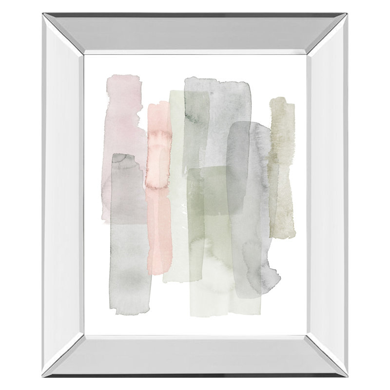 Art mural Sorbet Falls II - 22 po x 26 po - Cadre en miroir