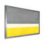 Jaune sur gris, art contemporain - reproduction sur toile flottante-493604245-493604249