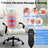 Faux Leather Heated Massage Executive Office Chair Ergonomic Office Chair With Footrest-595997066
