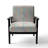 Multicolor Quilting Patchwork - Upholstered Patterned Accent Arm Chair
