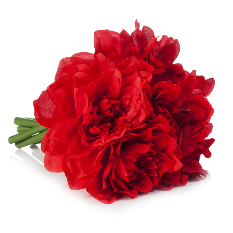 Arrangement floral dahlia de bouquet artificiel, Rouge