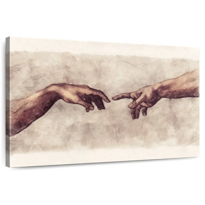 Leisha Angels Touching Fingers