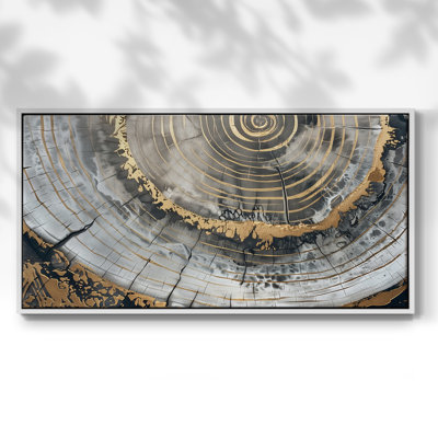 Abstract Series-CCCXL- Framed Gallery Wrapped Canvas -Ready to Hang