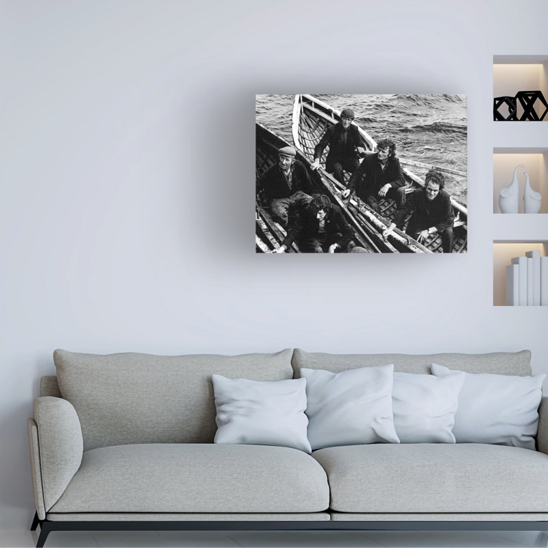 Œuvre sur toile, Jonathan Eden - Drummond, îles Aran, H 14 po x l 19 po