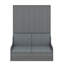 Lit escamotable mural Murphy avec coussin-260108446-260108451