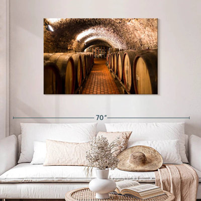 " Winery Wine Barrels "