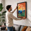 Desert Landscape Rustic - Framed Print-2044174139-2044174136