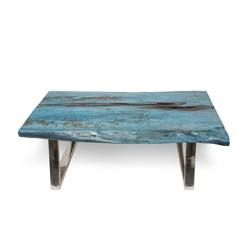 Miami Solid Wood Top Coffee Table