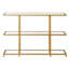Mcchesney 162.6cm Glass Top Console Table-237497915-237497913