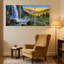 Ensemble de 3 impressions d'art sur toile, paysages de montagne-586481955