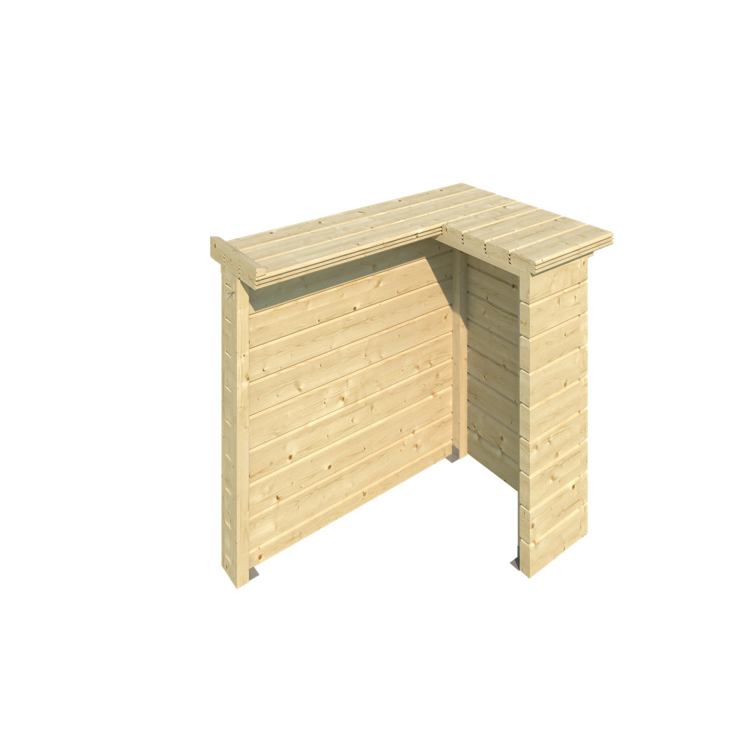 Lasita Mini Bar 4 x 2.5 Ft. Cabin Decoration (44mm)