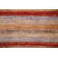 Tapis unique en laine noué à la main nouvel âge 3 pi x 5 pi 2 po Gabbeh - rouge / jaune / beige