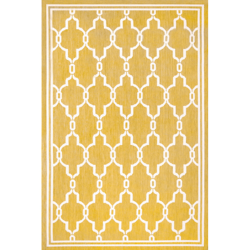 Shian Geometric Area Rug, Round 120cm