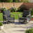 2-Piece All-Aluminum Outdoor Swivel Rocking Armchairs With Cushions-892307203