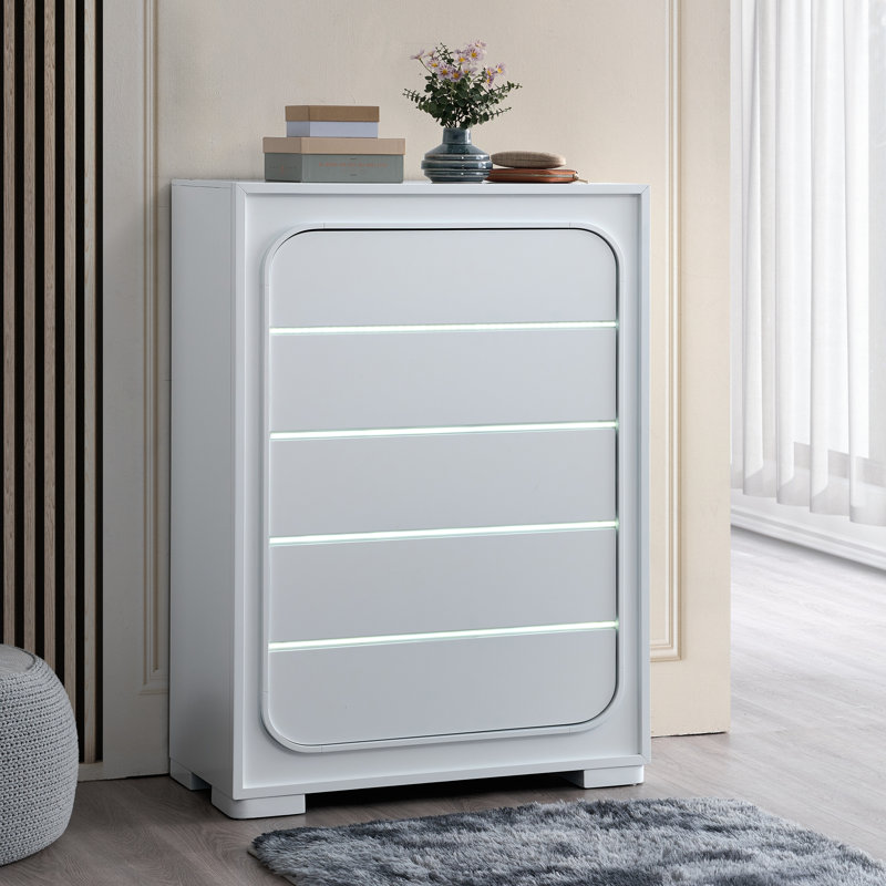 Milan CHEST, White