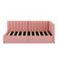 Lit de jour simple tapissier avec 2 tiroirs-450901871