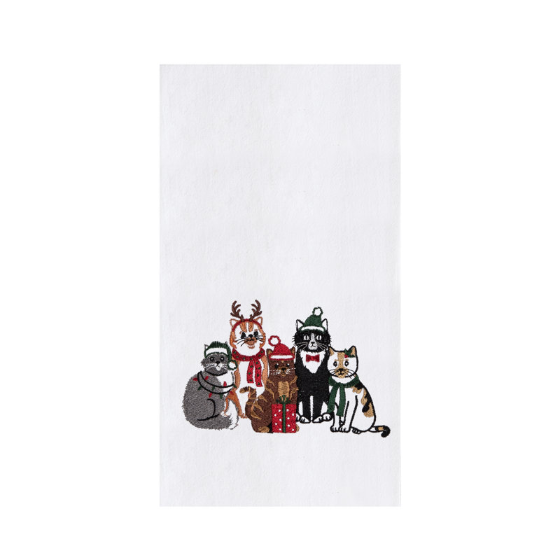 Serviette de Noël Christmas Pawlidays Cats