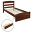 Lit plateforme simple avec rangement en bois massif Granita-442633742