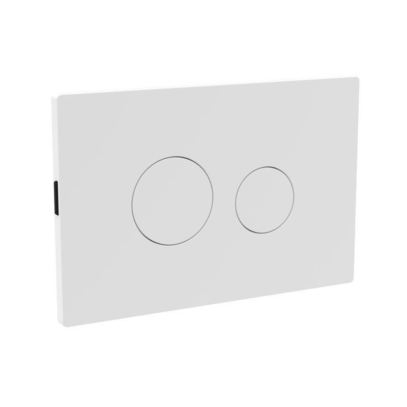 Chrome Round Plate For Pneumatic Dual Flush, Chrome