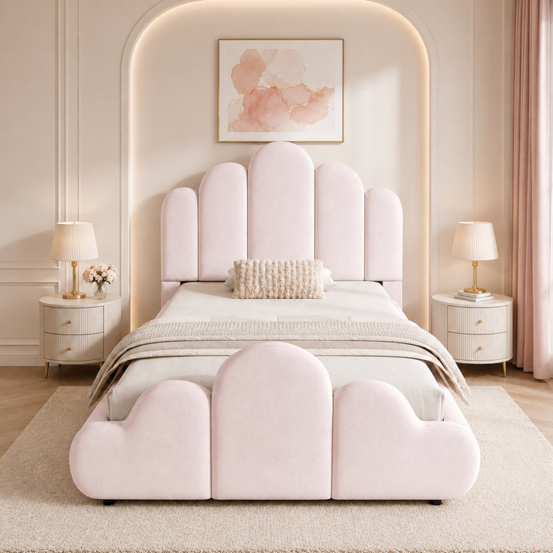 Single (3') Bed Frame, Pink