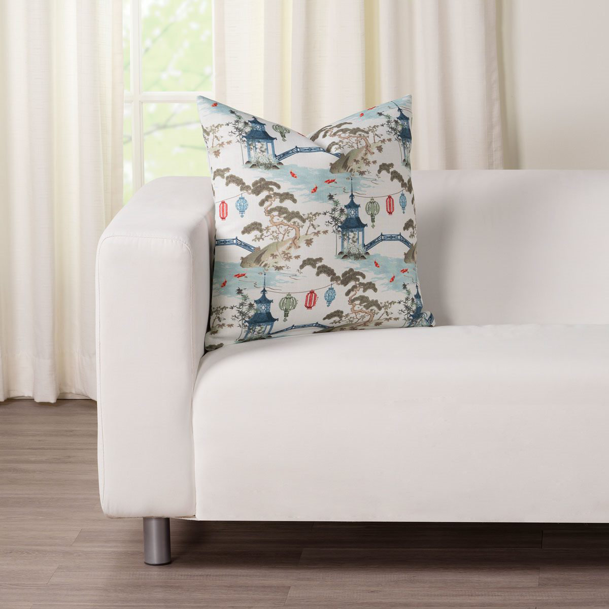 Siscovers Pagoda Print Pillow - Thumbnail 2