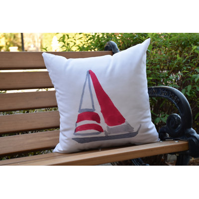 Nantucket Outdoor Reversible Throw Pillow