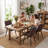 Modern Dining Chairs Faux Leather Upholstered Kitchen Chairs Side Chair With Metal Legs-51228640