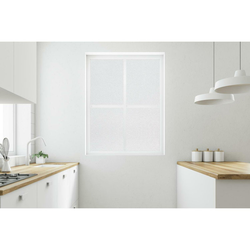 Frosted Self-Adhesive Privacy Window Film 17.8" x 78.7"