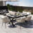 Versatile Alfresco Dining Set with Expandable Table and Comfortable Chairs