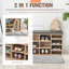 14 Pair Shoe Storage Bench-677079351