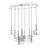 8 - Light Silver Kitchen Island Pendant
