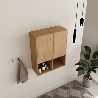 Aldermarsh 59"H Wall-Mounted Bathroom Cabinet