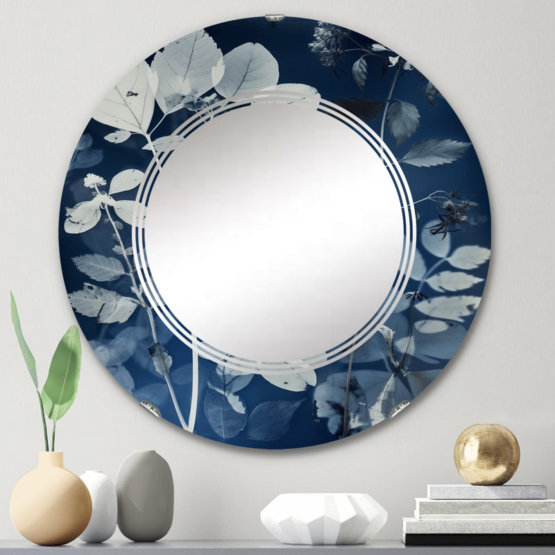 Canterson - Miroir mural moderne rond, 24 po x 24 po
