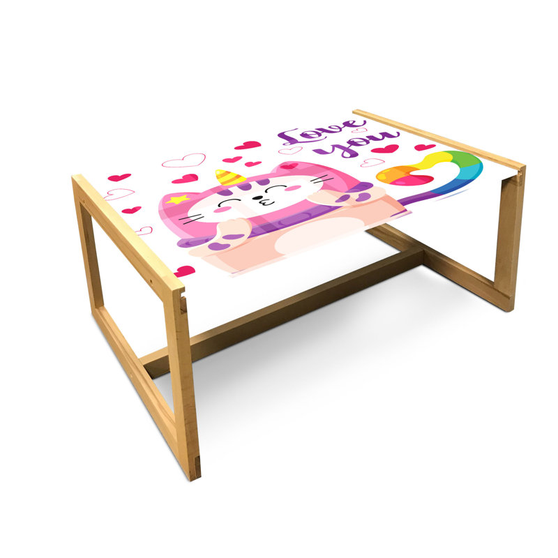 Isbah Sled Coffee Table, 90cm H x 62cm W x 40cm D