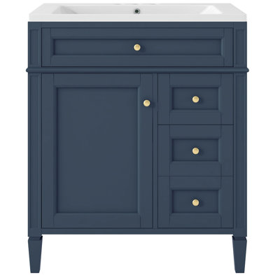 Diao 30 ""Bathroom vanity, top sink, modern bathroom storage cabinet,single sink bathroom vanity -  Alcott HillÂ®, 8641A7B31B864FE89308D58D6ADBB73D