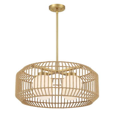 Luminaire suspendu 4 lumières Deenah