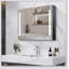 Miroir 36X26 pouces à DEL noir avec miroir anti-buée à intensité variable