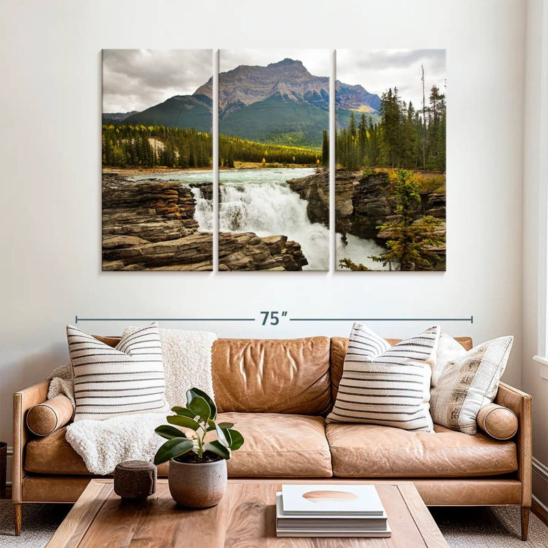 Cascades d'Alvord Sunwapta, H 42 po x l 65 po