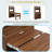 Buffet With Hutch And Foldable Dining Table, Storage Shelves, Side Hooks And A Cabinet With Sliding Doors-102119071