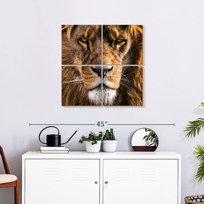 Tête de lion Brampt Regal, H 26 po x l 26 po